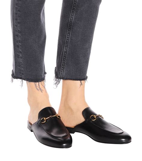 gucci slippers black|Gucci princetown slippers sale.